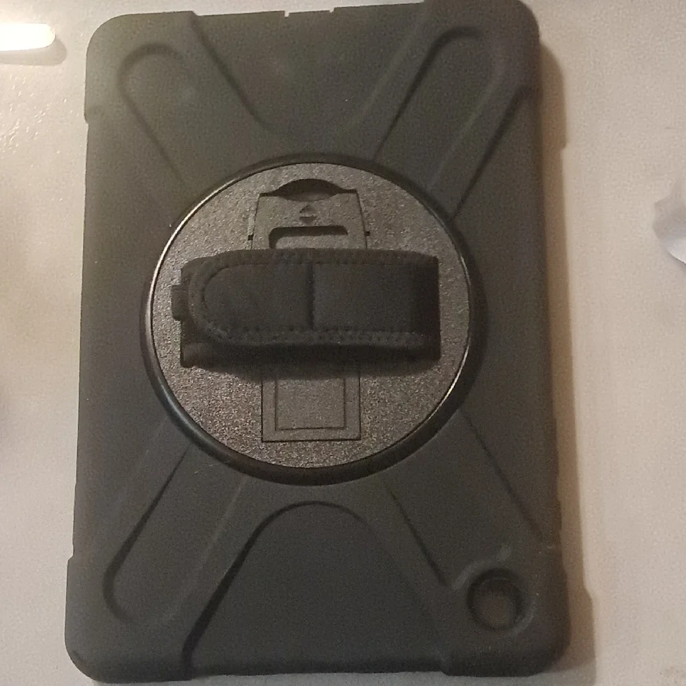 Black Tablet Case with Rotating Stand